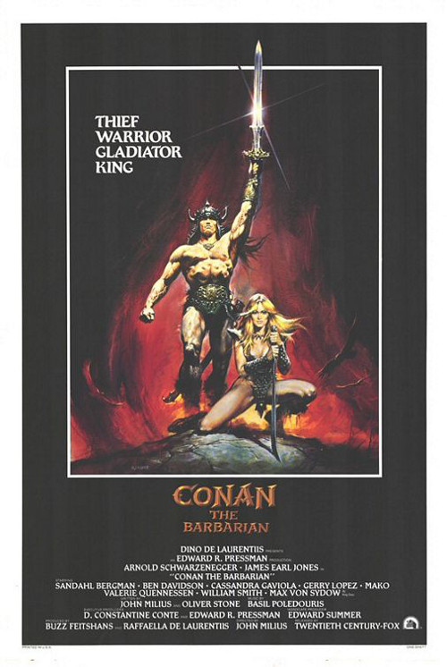 Arnold Schwarzenegger in Conan Poster