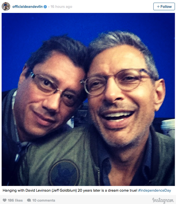 Jeff Goldblum prima foto dal set di Independence Day 2