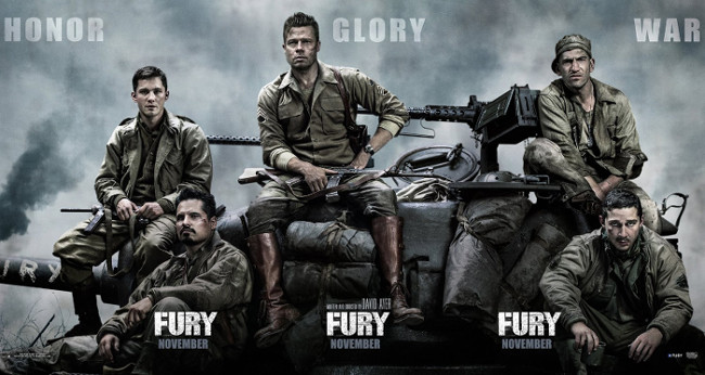 Fury Poster cast
