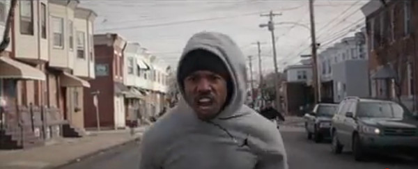 Michael B. Jordan in Creed con Sylvester Stallone