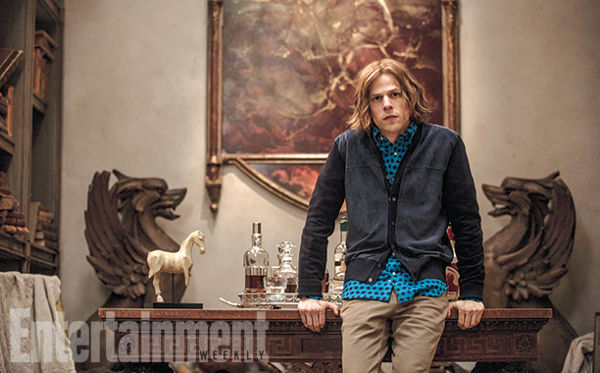 Lex Luthor con i capelli  in Batman V Superman