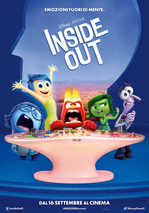 Inside Out - Poster italiano