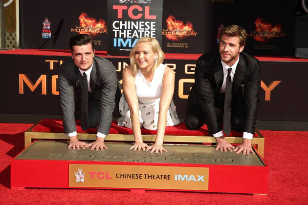 Hunger Games: Il canto della Rivolta - Parte 2 - Foto del cast che lascia le impronte