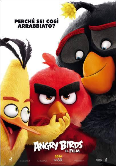 Angry Birds - Il Film - Guarda il poster ufficiale 1 Angry Birds - Il film - Poster Italiano