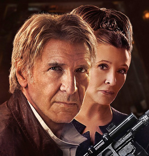 Star Wars: Il Risveglio della Forza - Harrison Ford e Carrie Fisher