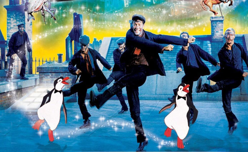 Dick Van Dyke in Mary Poppins