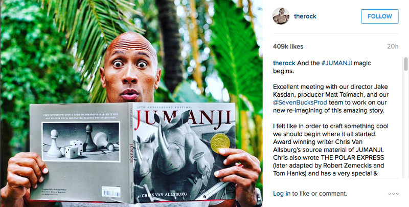 Il nuovo Jumanji renderà omaggio a Robin Williams, parola di Dwayne Johnson