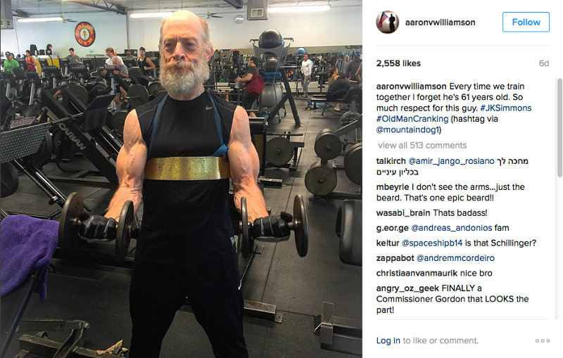Justice League - Guarda la metamorfosi di J.K. Simmons