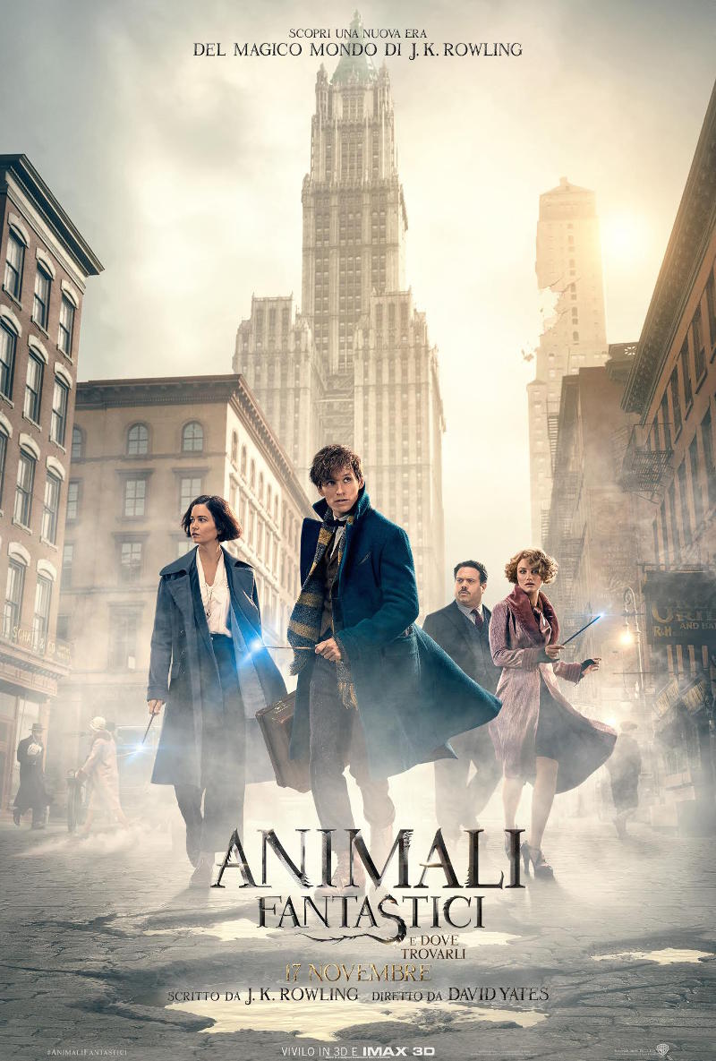 Animali Fantastici e Dove Trovarli - Nuovo poster italiano