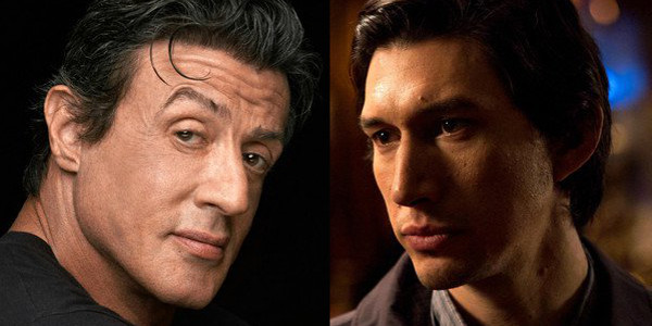 Sylvester Stallone e Adam Driver Sylvester Stallone e Adam Driver