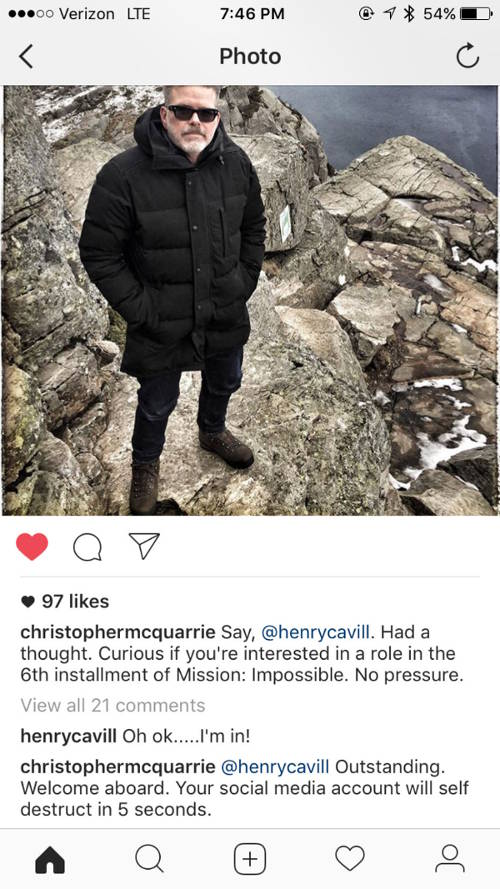 Mission: Impossible 6, arriva Henry Cavill