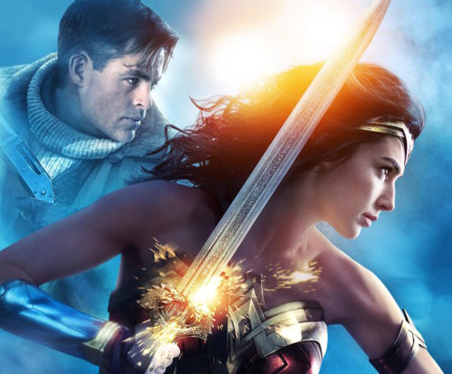 Wonder Woman - Chris Pine e Gal Gadot