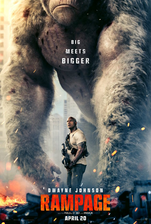 Dwayne Johnson in Rampage - Furia Animale