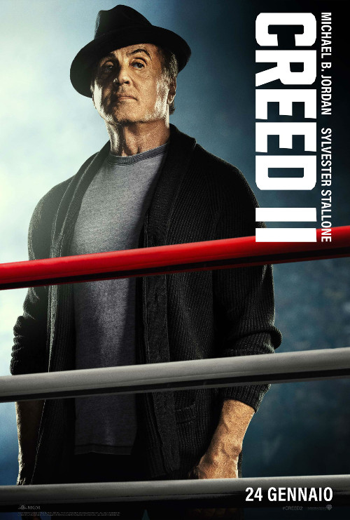 Creed II -  Poster ufficiale Sly
