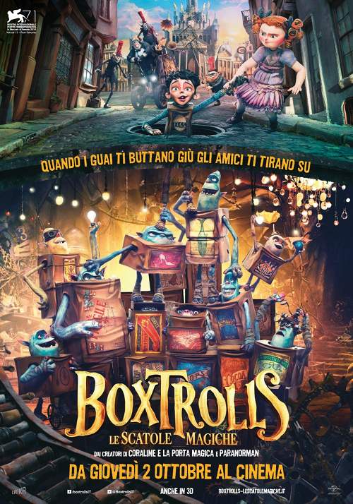 Boxtrolls - 3d - Le Scatole Magiche - 2014