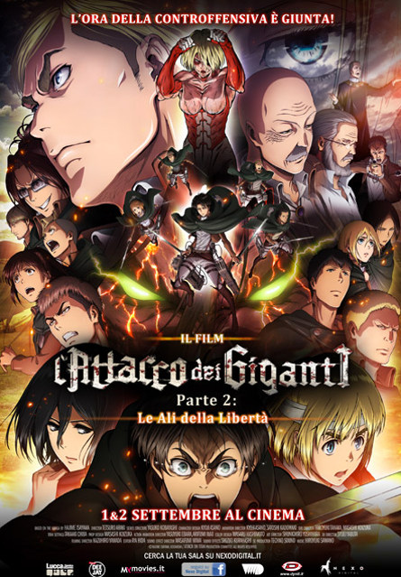 L'attacco Dei Giganti: Il Film - Parte Ii - Le Ali Della Libertà - 2015