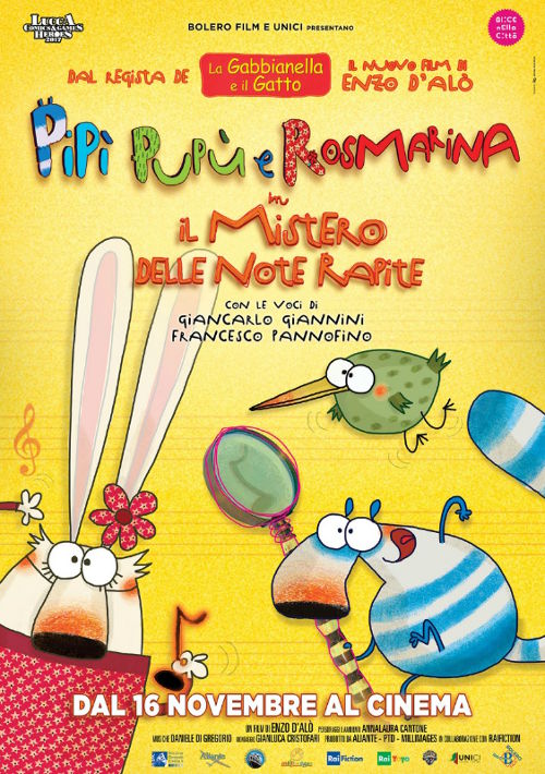 Pipì, Pupù E Rosmarina In Il Mistero Delle Note Rapite - 2017 1 Pipì, Pupù E Rosmarina In Il Mistero Delle Note Rapite - 2017